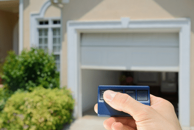 Keypad garage door remote